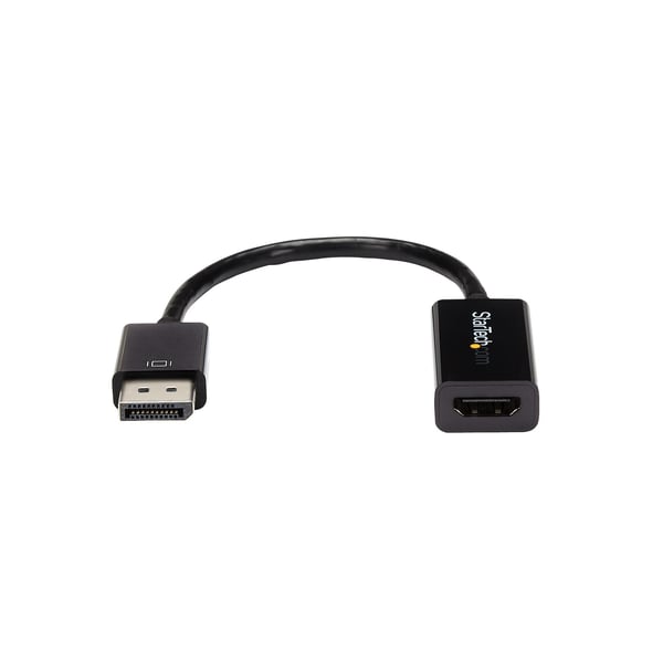 StarTech.com DisplayPort till HDMI 4K-konverterare – DisplayPort 1.2 till HDMI aktiv adapter för DP-kapabel stationär/bärbar dator – 4K @ 30 Hz