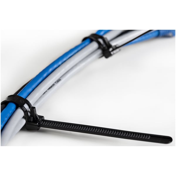 StarTech.com CBMZTRB10BK nippuside Avattava johdinside Nailon, Muovi Musta 1000 kpl