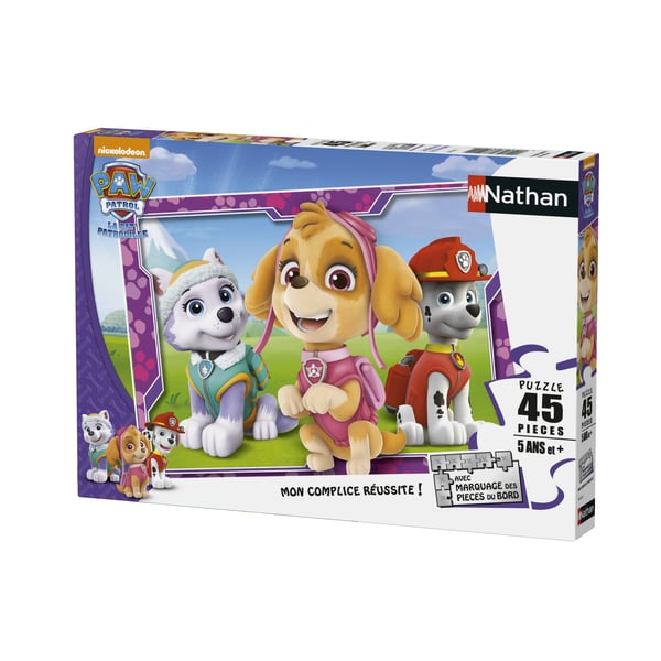 Nathan Puzzle-Les Niñas de la Pat' patrouille-45 Piezas, 86533
