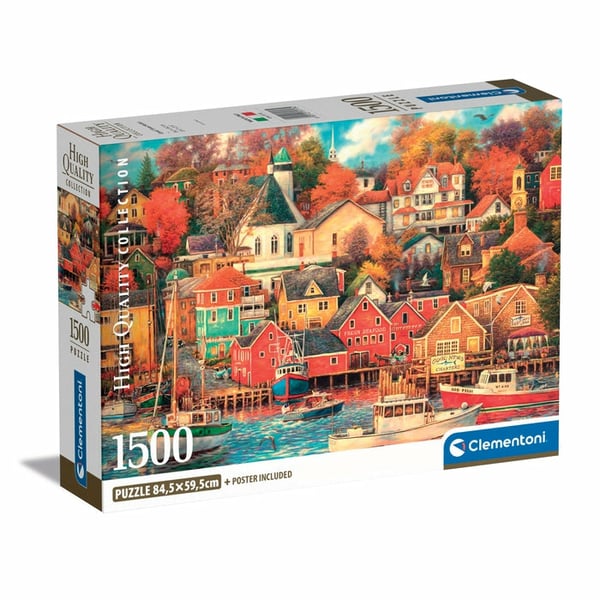 Clementoni High Quality Collection Good Times Harbor Pussel 1500 styck Konst