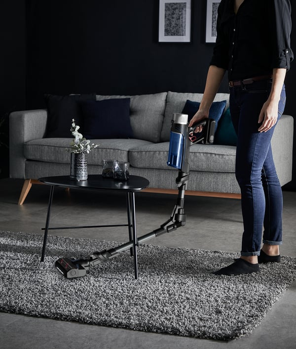 Rowenta RH20C2 Skaftdammsugare, 2-i-1 Batteri Torr&våt Utan påse 0,4 l 250 W Svart, Blå