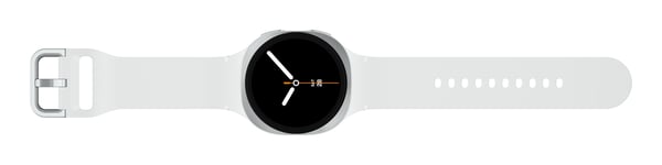 Samsung Galaxy Watch8 SM-L320NZSAXEF Smartwatch og sportsur 3,3 cm (1.3") AMOLED 40 mm Digital 438 x 438 pixel Sølv Wi-Fi GPS (satellit)