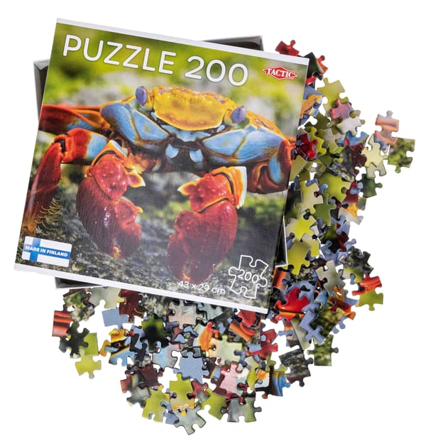 Tactic Puzzle Lovers Colourful Crab 200 pcs puzzle