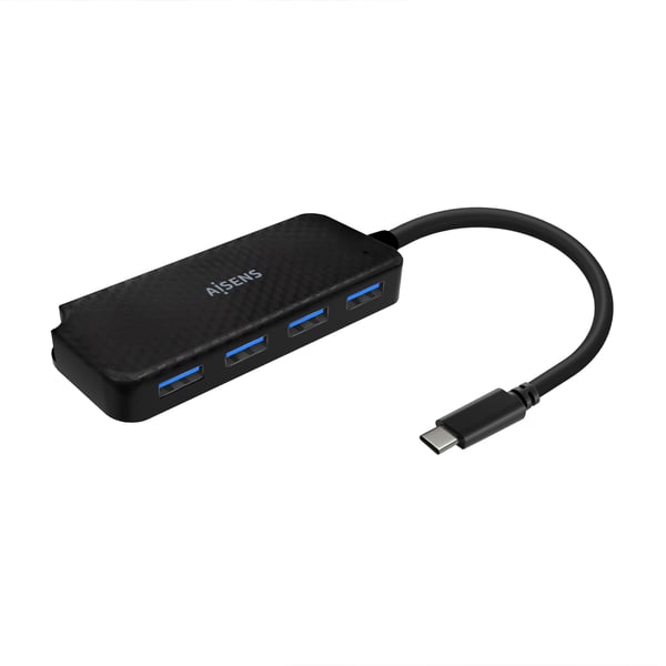 AISENS A109-0715 gränssnittshubbar USB 3.2 Gen 1 (3.1 Gen 1) Type-C 5000 Mbit/s Svart