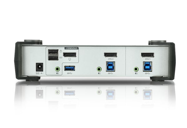 ATEN CS1912 KVM-kytkin Musta, Harmaa