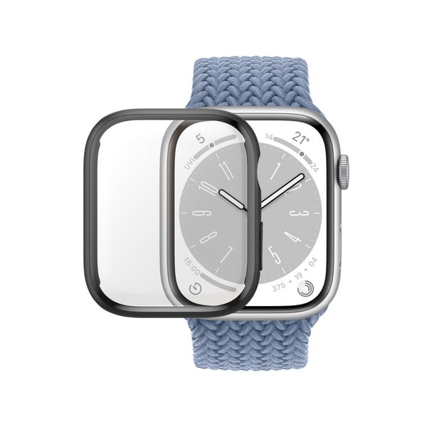 PanzerGlass ® Full body Case Apple Watch Series 9 | 8 | 7 | 41mm | Black Kirkas näytönsuoja 1 kpl PanzerGlass ® Full body Case Apple Watch Series 9 | 8 | 7 | 41mm | Black Kirkas näytönsuoja 1 kpl