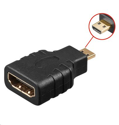 Microconnect HDM19F19MM kabel kønsskifter Micro HDMI HDMI Sort Microconnect HDM19F19MM kabel kønsskifter Micro HDMI HDMI Sort