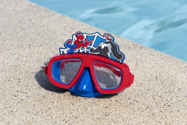 Bestway 98023 dykmasker Polykarbonat Blå, Röd Barn