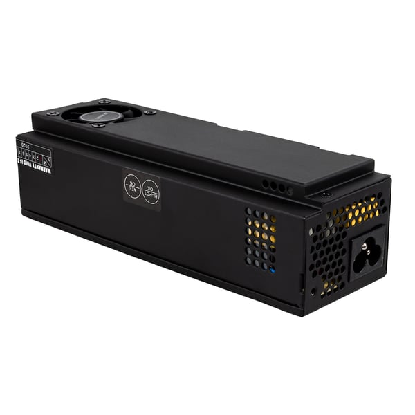 UNYKAch ITX 150 virtalähdeyksikkö 150 W 20+4 pin ATX Flex ATX Musta