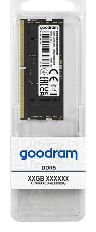 Goodram GR5600S564L46/32G muistimoduuli 32 GB 1 x 32 GB DDR5 262-pin SO-DIMM