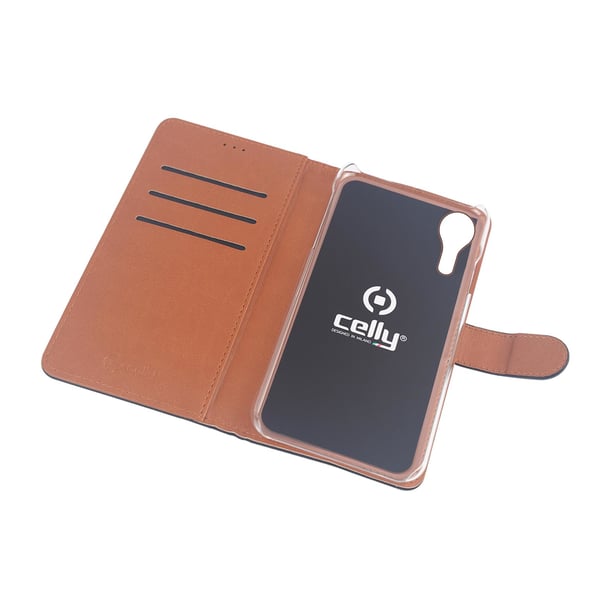 Celly Wally mobiltelefon etui 13,5 cm (5.3") Folie Sort