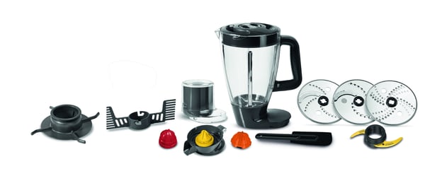 Moulinex FP825E matberedare 1000 W 3 l Svart, Grå