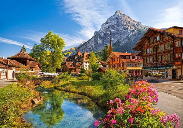 Castorland Kandersteg, Switzerland 500 pcs Puslespil 500 stk Landskab