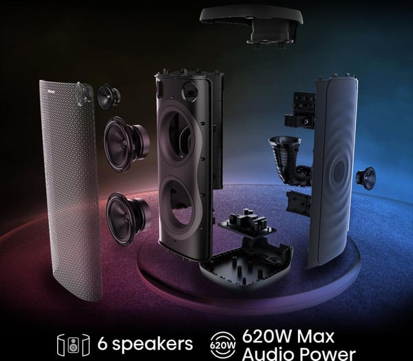 Hisense Party Thunder Juhlakaiutin Musta 620 W