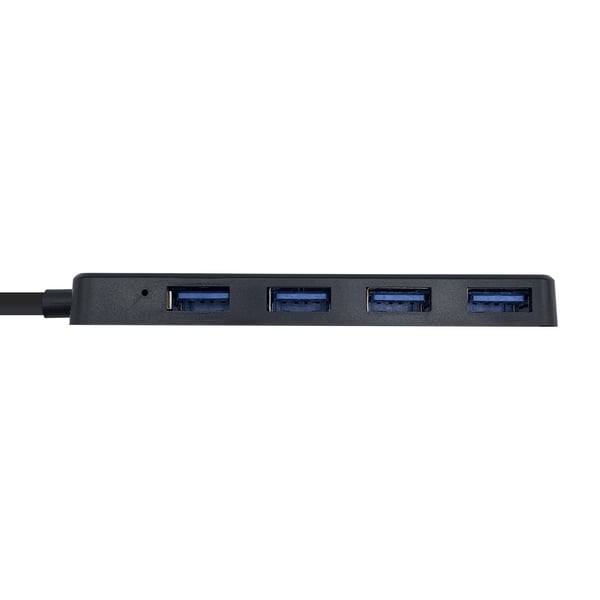 AISENS A106-0399 keskitin USB 3.2 Gen 1 (3.1 Gen 1) Type-A 5000 Mbit/s Musta