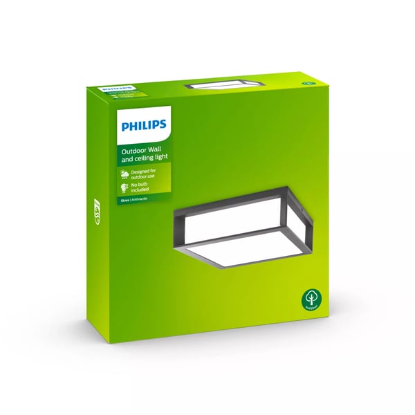 Philips EcoMoods Skies væglampe 14 W E27 P45, uden pære