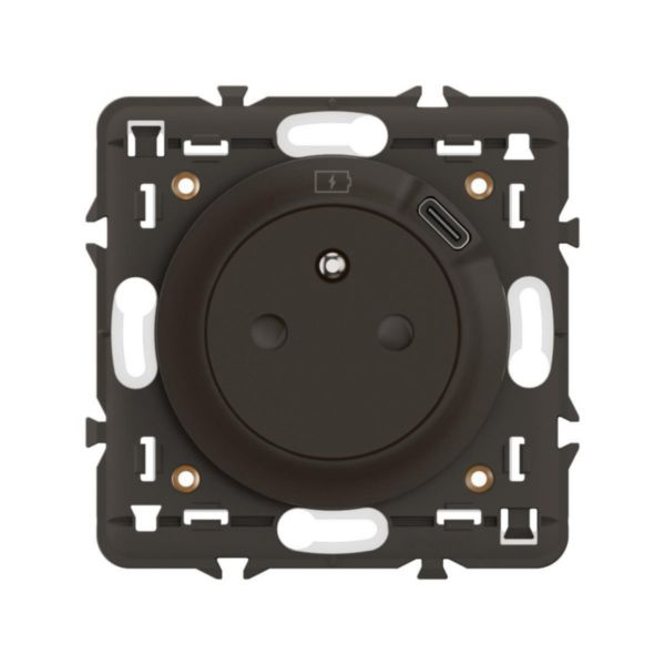 Legrand CZ0140 stikkontakt Sort