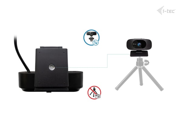 i-tec SOLOMON 300 webcam 8,29 MP 3840 x 2160 pixel USB Sort