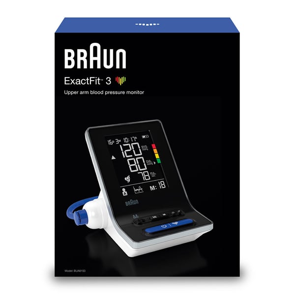 Braun ExactFit 3 Overarm Automatisk 2 bruger(e)