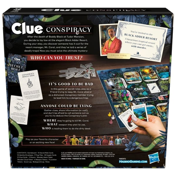 Cluedo Conspiracy 45 min Brädspel Detektiv