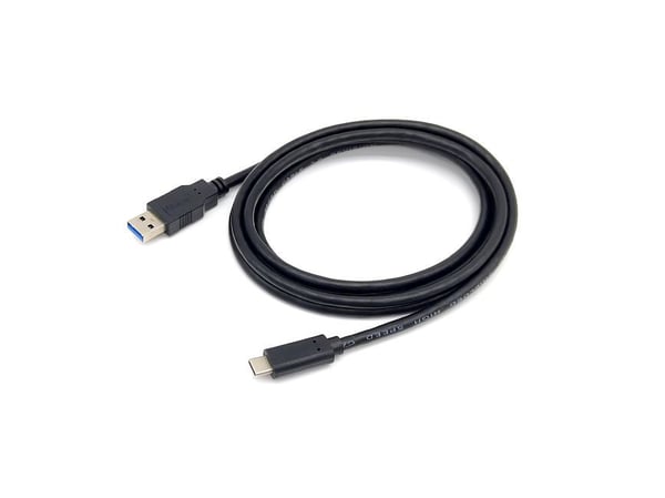 Equip 128344 USB-kablar USB 3.2 Gen 1 (3.1 Gen 1) 2 m USB A USB C 5 Gbit/s Svart