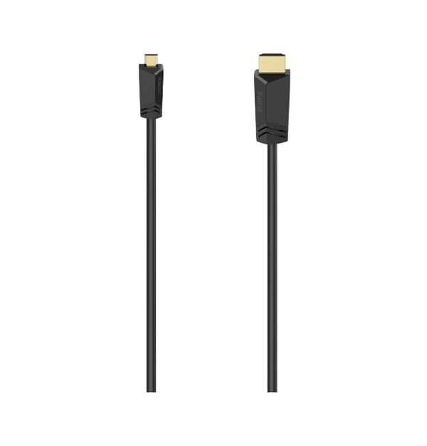 Hama 00074259 HDMI-kabel 2 m HDMI Typ A (standard) HDMI Typ D (micro) Svart