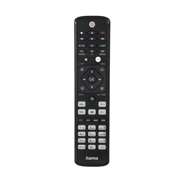Hama 00221063 fjernbetjening IR trådløs TV Tryk på knapper