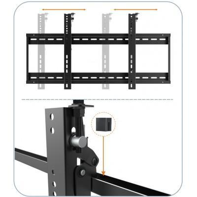 Techly ICA-PLB 046F TV-kiinnike 177,8 cm (70") Musta