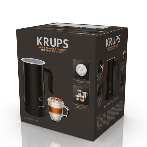 Krups XL1008 Automatisk mjölkskummare/värmare Svart