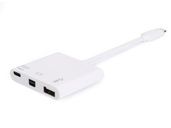 Equip 133463 dockningsstationer för bärbara datorer USB 3.2 Gen 1 (3.1 Gen 1) Type-C Vit