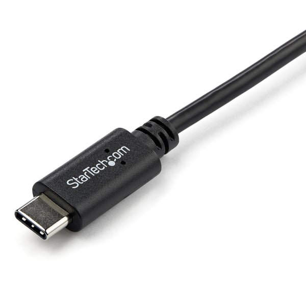 StarTech.com 1 m USB-C-laddningskabel, rätvinklad, laddning och synkronisering, 60 W (3 A) PD, USB 2.0-laddare för bärbar dator - USB C-laddningssladd