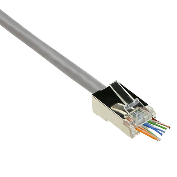 ACT TD168C kabelsamler RJ-45 Metallic, Transparent