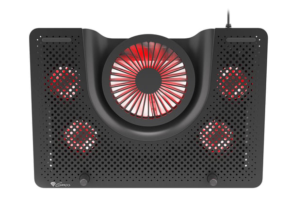 GENESIS Oxid 550 køling til laptop 43,9 cm (17.3") 2800 rpm Sort