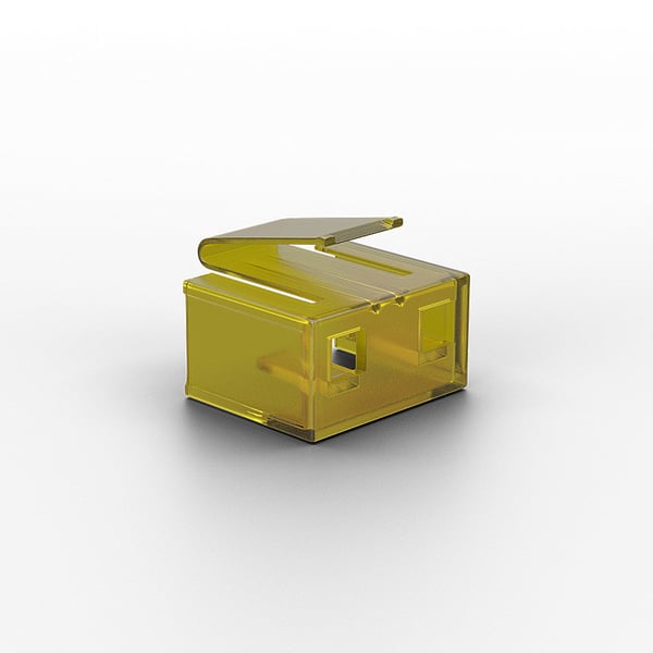 Lindy 40483 portblockerare RJ-45 Gul Akrylnitrilbutadienstyren (ABS)