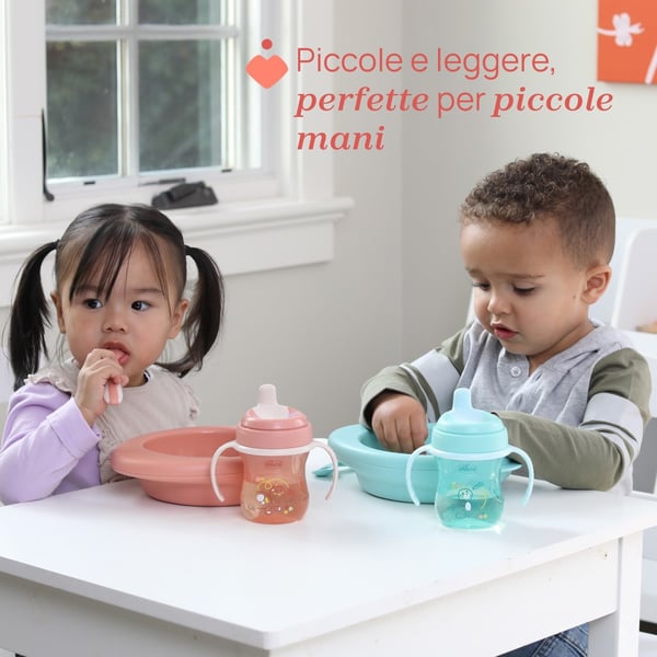 Chicco 00016102150000 taaperon ruokailuväline Pikkulasten ruokailuvälineet Ruusu Ruostumaton teräs