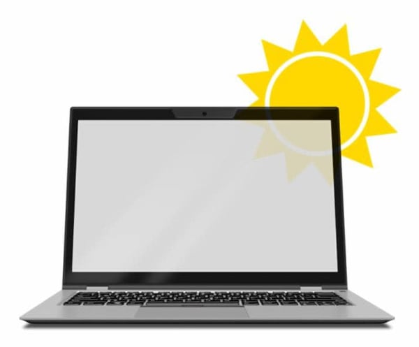 3M Anti-Glare-filter til 14" widescreen laptop