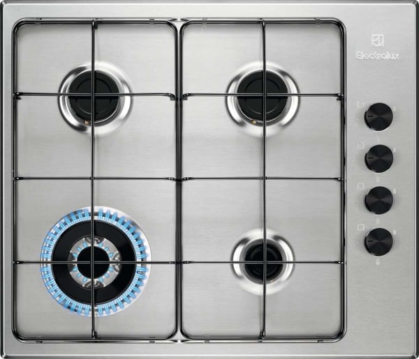 Electrolux EGS6414X Rustfrit stål Indbygget 60 cm Gaskomfur 4 zone(s)