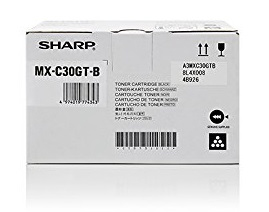 Sharp MXC30GTB värikasetti 1 kpl Alkuperäinen Musta Sharp MXC30GTB värikasetti 1 kpl Alkuperäinen Musta