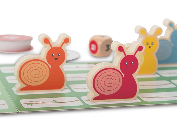 BS Toys GA496 brætspil Snail Race Familie