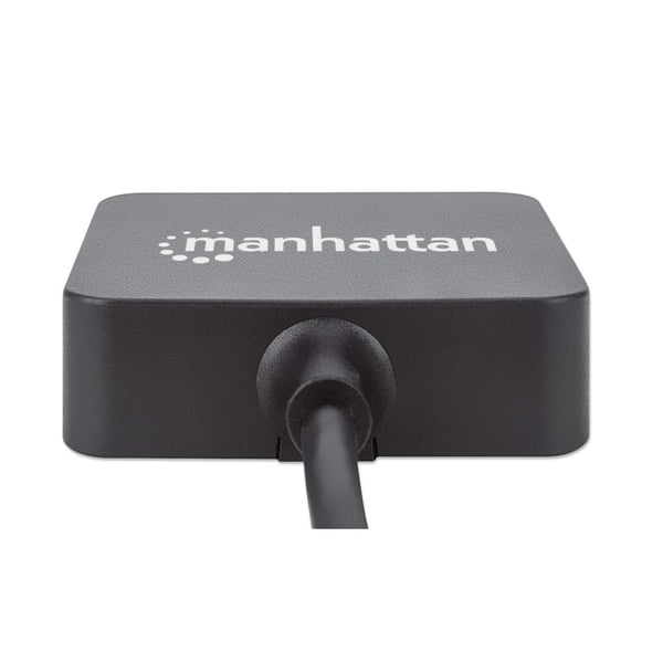 Manhattan 162296 keskitin USB 3.2 Gen 1 (3.1 Gen 1) Type-A 5000 Mbit/s Musta