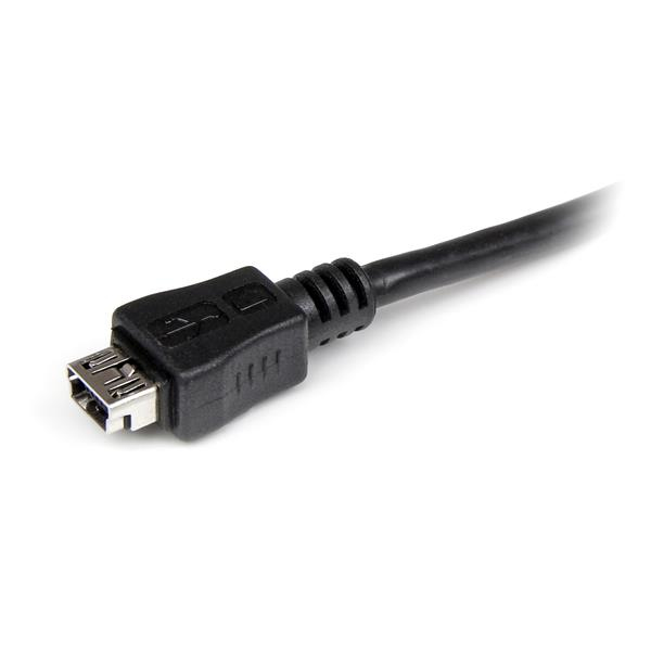 StarTech.com UUSBMUSBMF6 USB-kabel 0,15 m Mini-USB B Micro-USB A Sort