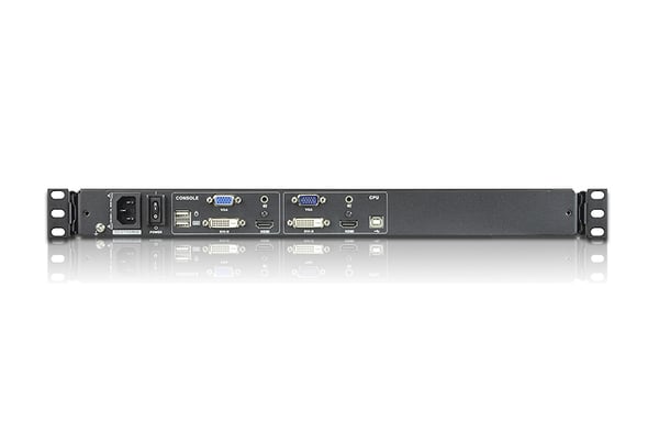Aten 17,3\" Widescreen DVI/HDMI Full HD LCD-konsol UK-tastaturlayout