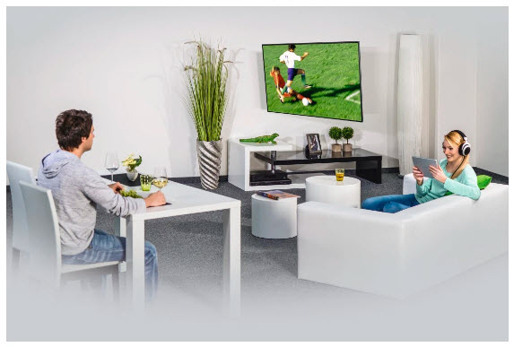 Hama 00220840 TV-kiinnike 121,9 cm (48") Musta
