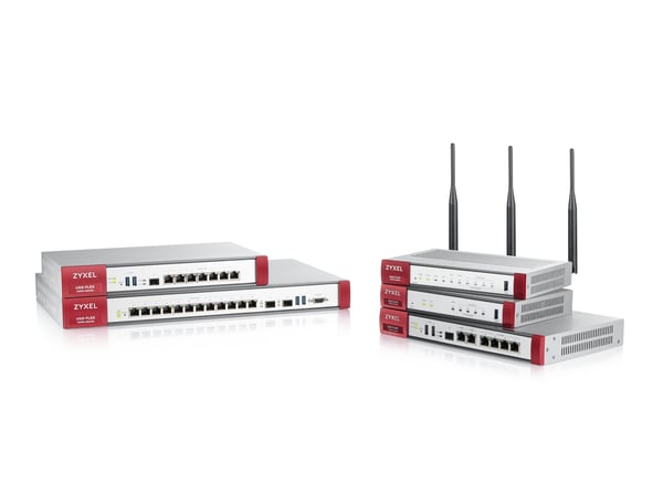 Zyxel USG Flex 100 firewall (hardware) 0,9 Gbit/sek.