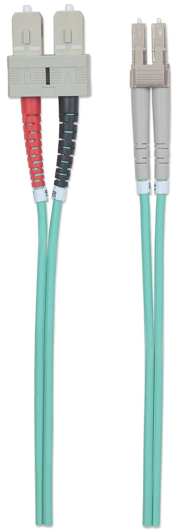 Intellinet 750165 InfiniBand och fiberoptisk kabel 3 m LC SC Aqua