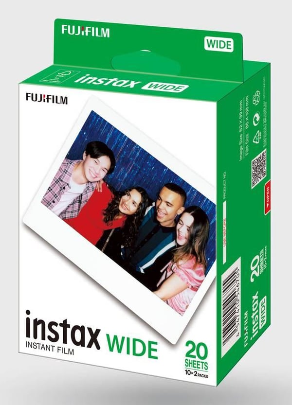 Fujifilm instax WIDE Film polaroidfilm 20 styck 108 x 86 mm