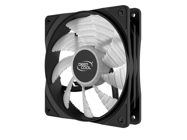 DeepCool RF120W Computerkabinet Ventilator 12 cm Sort, Gennemsigtig 1 stk