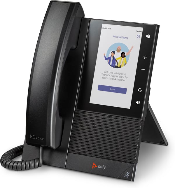 HP Poly CCX 500 Business Media -puhelin Microsoft Teams- ja PoE-tuella