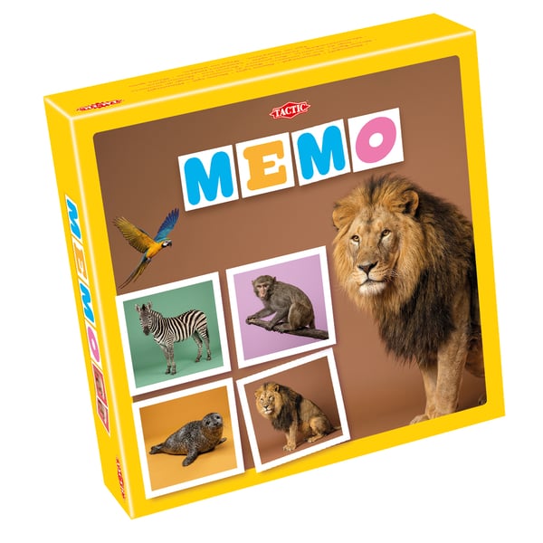 Tactic Wildlife Memo Kortspil Matching