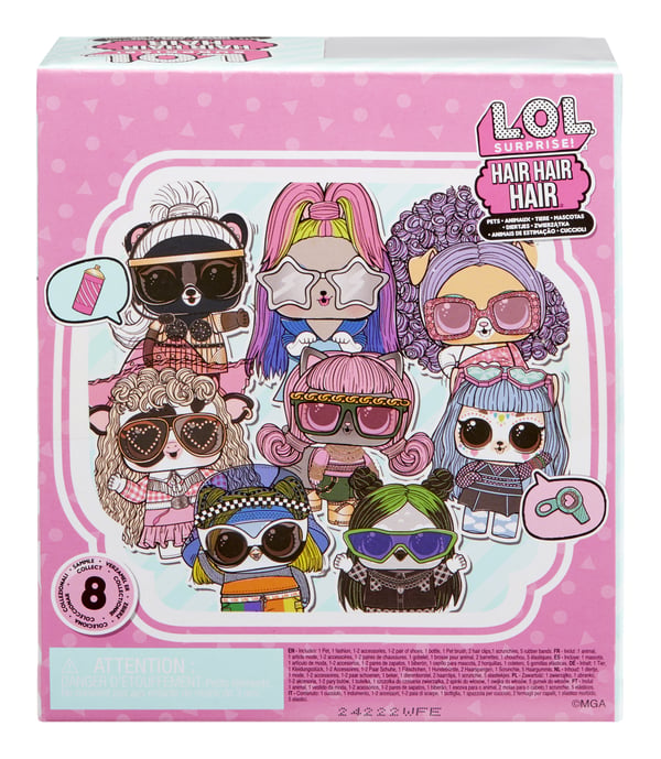 L.O.L. Surprise! Hair Hair Hair Pets Asst in PDQ